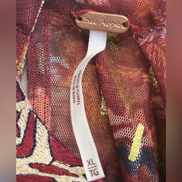 Free People RIA Maxi Dress/ Sleeveless Duster, Boho Sheer High Low Dress ☀️🌙☀️ - Picture 7 of 10